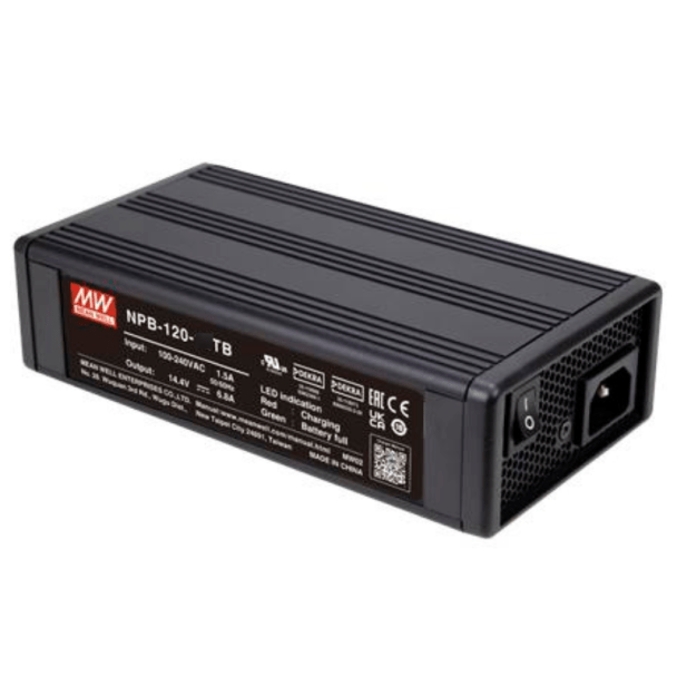 MEAN WELL NPB-120-12TB Battery Charger for 12V Lithium-Ion Batteries