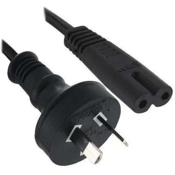 3 Pin AC AU Plug to IEC-C4 (Figure 8) Power Cord 1.5mtrs