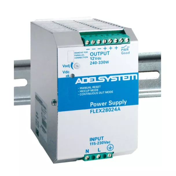 ADEL FLEX28012A DIN Rail 240W 12V 20A Industrial Power Supply
