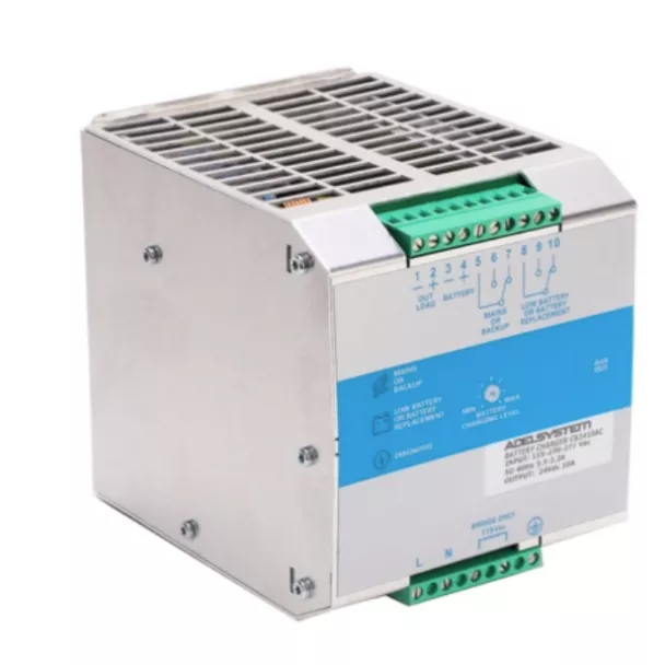 ADELSystem CB2410AC Battery Charger 3 Stage 24V 10A DIN Mount