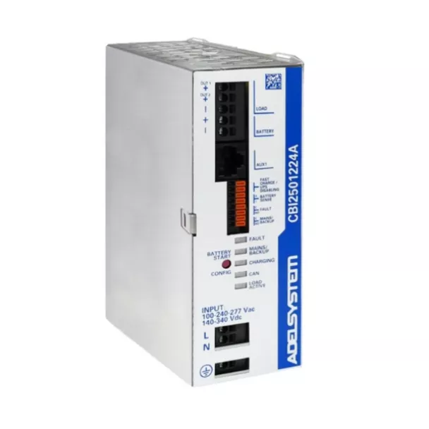 ADELSystem CBI2501224A UPS DIN 480W 12V/24V 10A Modbus, Disp comp.