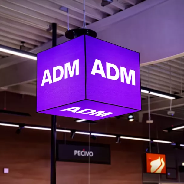 5-Faces P2.5 LED Cube Display