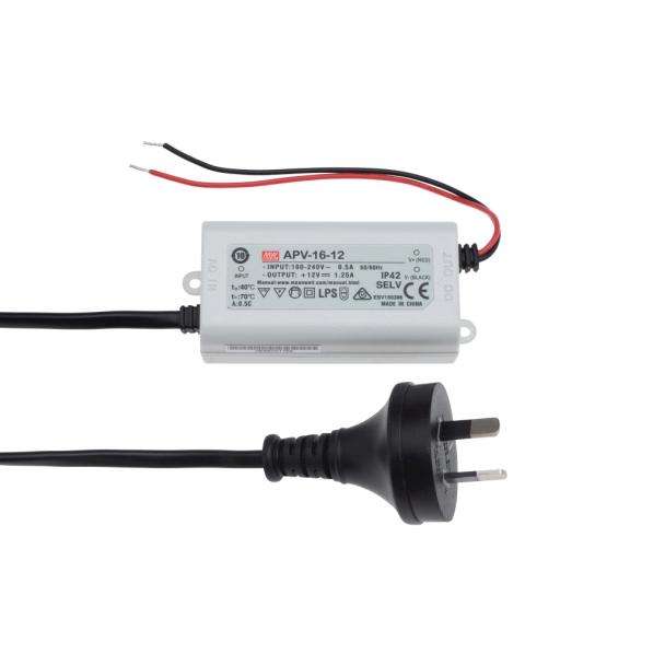 MEAN WELL APV-16-12-AUP 12V 15W Constant Voltage LED Driver