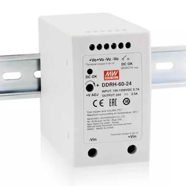 MEAN WELL DDRH-60-5 5V 10A DC to DC converter with high voltage input