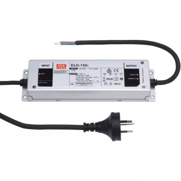 MEAN WELL ELG-150-24 24V 150W IP67 Constant Voltage LED Driver