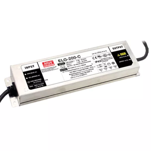 MEAN WELL ELG-200-C1050A IP65 Adjustable Constant Current LED Driver