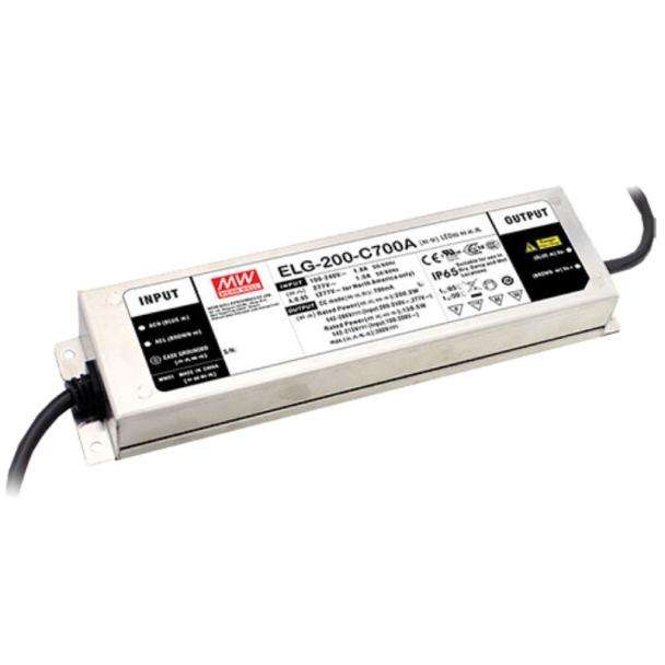 MEAN WELL ELG-200-C1050A IP65 Adjustable Constant Current LED Driver