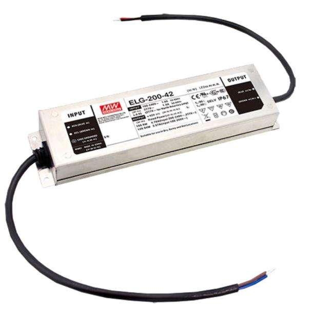 MEAN WELL ELG-200-36AB 36V 200W IP65 0-10V Dimmable LED Driver