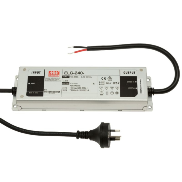 MEAN WELL ELG-240-24 24V 240W IP67 Constant Voltage LED Driver