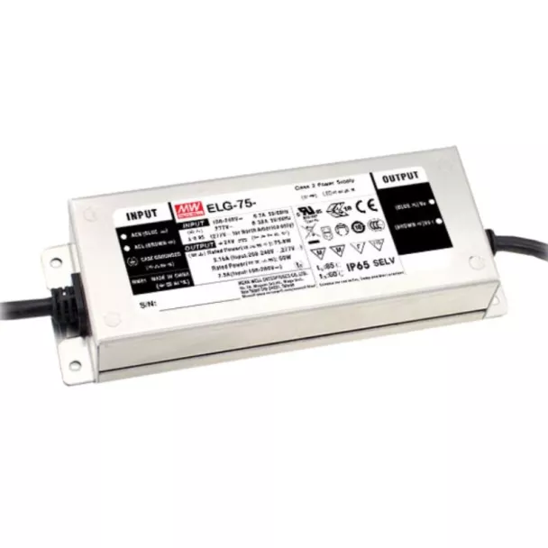 MEAN WELL ELG-75-36AB 36V 75W IP65 0-10V Dimmable LED Driver