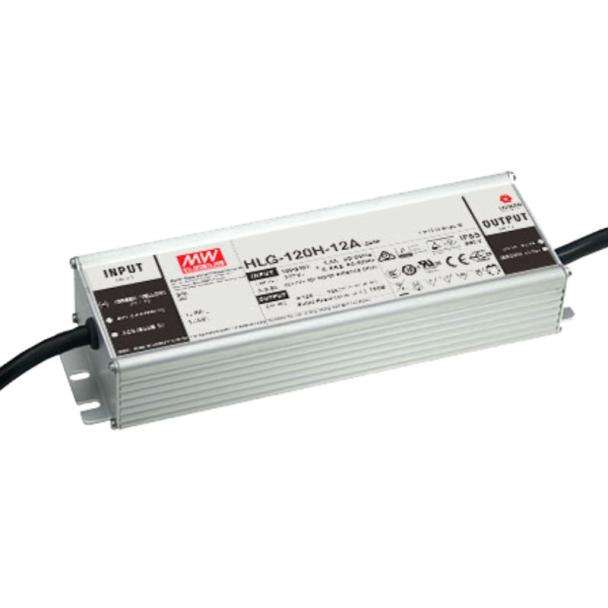 MEAN WELL HLG-120H-12AB 12V 120W IP65 1-10V Dimmable LED Driver
