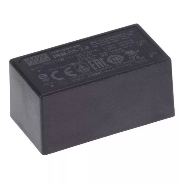 MEAN WELL IRM-05-15 15V / 0.33A PCB mount power supply module