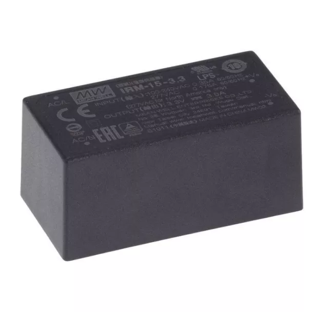MEAN WELL IRM-15-12 12V / 1.25A PCB mount power supply module