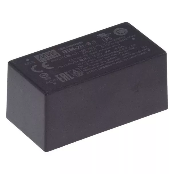 MEAN WELL IRM-20-12 12V / 1.8A PCB mount power supply module