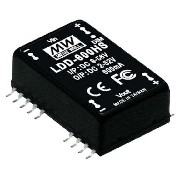 MEAN WELL LDD-350HS 350mA 2 ~ 52VDC DC to DC LED Driver