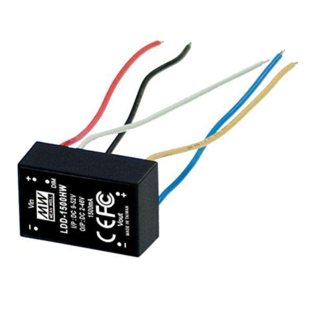MEAN WELL LDD-1000HW 1000mA 2 ~ 52VDC DC to DC LED Driver