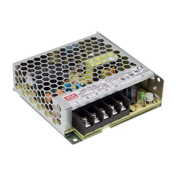 MEAN WELL LRS-75-12 12V 6A Caged Enclosed Power Supply