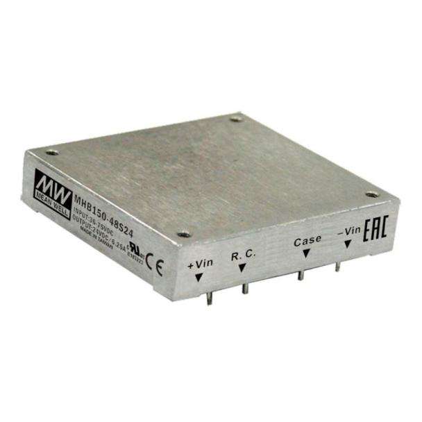 MEAN WELL MHB150-48S12 48V to 12V 150W Half Brick DC to DC Converter