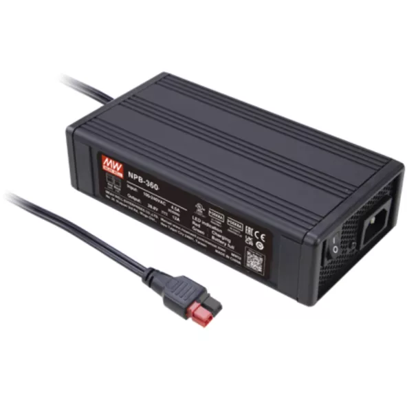 MEAN WELL NPB-360-24AD1 Battery Charger for 24V Lithium-Ion Batteries