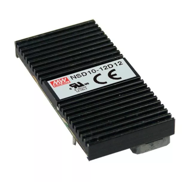 MEAN WELL NSD10-12D12 12V / 24V to Â±12V 10W Dual Output PCB Mount DC to DC Converter