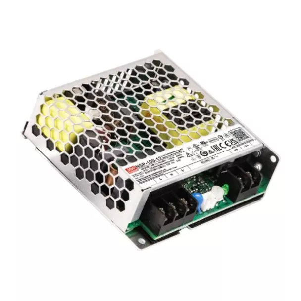 MEAN WELL NSP-100-5 Enclosed Power Supply. 100-Watt 5VDC 20A Output