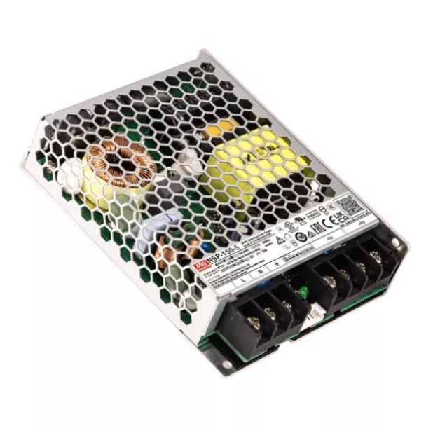 MEAN WELL NSP-150-12 Enclosed Power Supply. 150-Watt 12VDC 12.5A Output