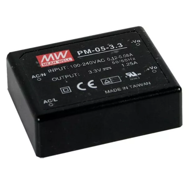 MEAN WELL PM-05-12 12V / 0.42A PCB mount medical power supply module