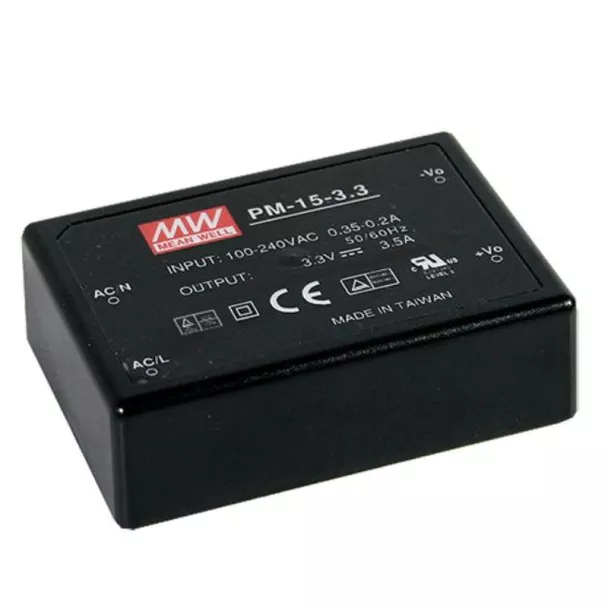 MEAN WELL PM-15-15 15V / 1A PCB mount medical power supply module