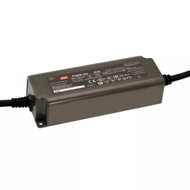 MEAN WELL PWM-60-24KN 24V 60W IP67 KNX LED Driver with PWM Output