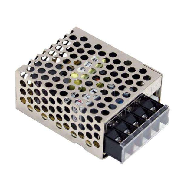 MEAN WELL RS-15-12 12V 1.3A Caged Enclosed Power Supply