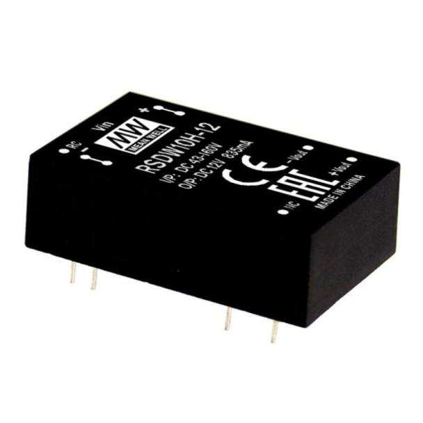 MEAN WELL RSDW10H-12 110V to 12V PCB Mount DC to DC Converter