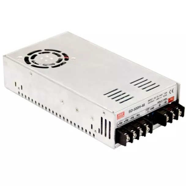 MEAN WELL SD-500H-12 110V to 12V 480W Enclosed DC to DC Converter