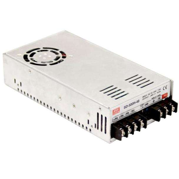 MEAN WELL SD-500H-12 110V to 12V 480W Enclosed DC to DC Converter