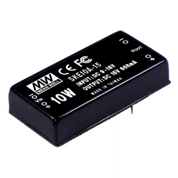 MEAN WELL SKE10A-05 12V to 5V 10W PCB mount DC to DC Converter