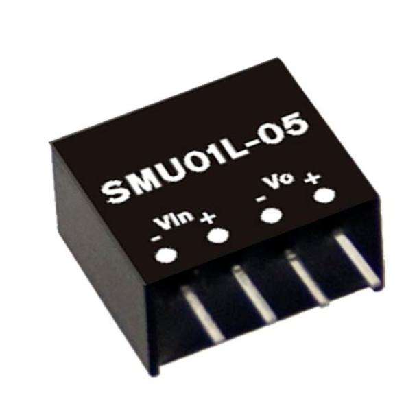 MEAN WELL SMU01L-09 5V to 9V 1W PCB mount DC to DC converter
