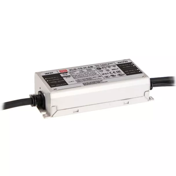MEAN WELL XLG-75-24-A LED Driver CV 75W 24V 3.1A Adjustable IP67 - NO plug