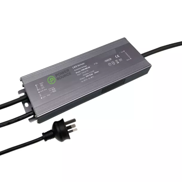 POWER SOURCE CAS-150-24-AUP LED Driver Constant Voltage 150W 24V 6.25A NFC Adjustable and Casambi Controlled IP66