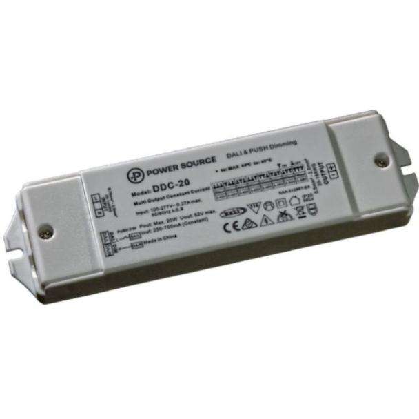 Power Source DDC-20 20 Watt DALI-2 Constant Current LED Driver with Selectable Output