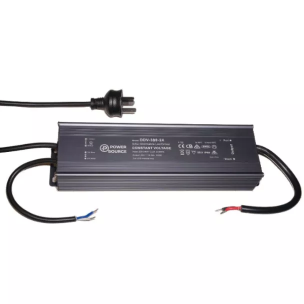 POWER SOURCE DDV-200-24-AUP Constant Voltage 300W 24V 12.5A DALI-2 LED Driver IP66