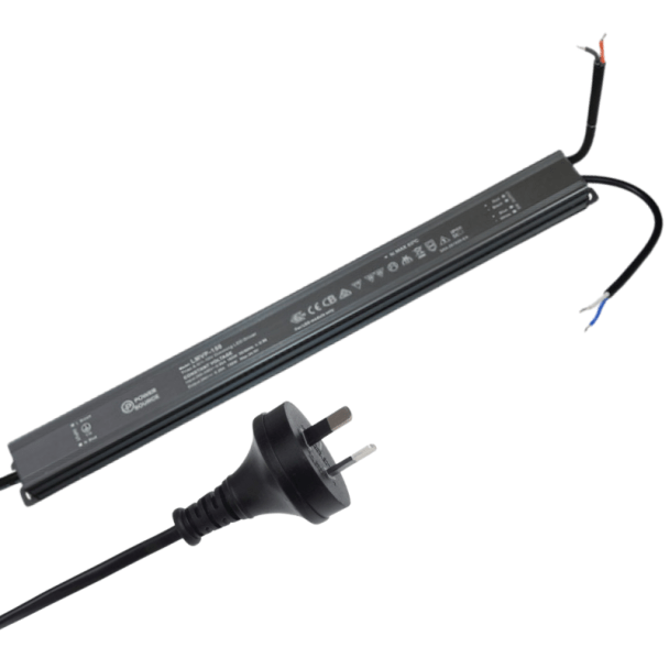 POWER SOURCE LMVP-150-12-AUP 24V 150W IP66 0-10V & AC Dimming LED Driver - Flex & Plug