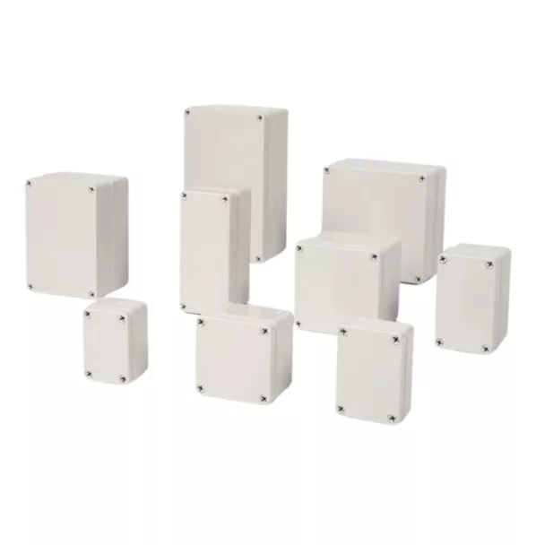 POWER SOURCE PBOX-281913-MP Plastic ABS Enclosure 280W x 190L x 130D mm IP66 with metal insert