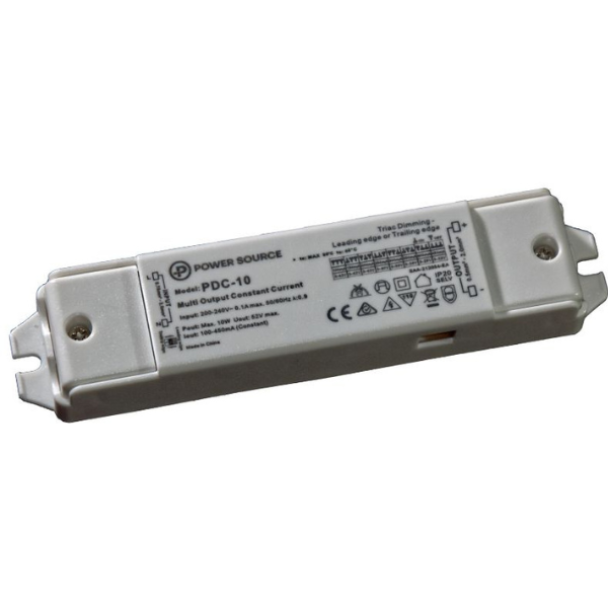 Power Source PDC-10 10 Watt AC Dimmable Constant Current LED Driver with Selectable Output
