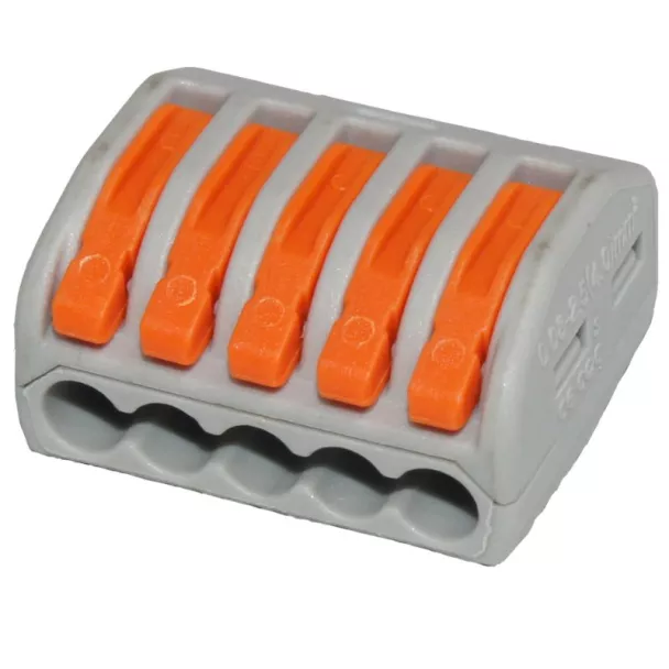 5 Way 32A Parallel Spring Terminal Connector