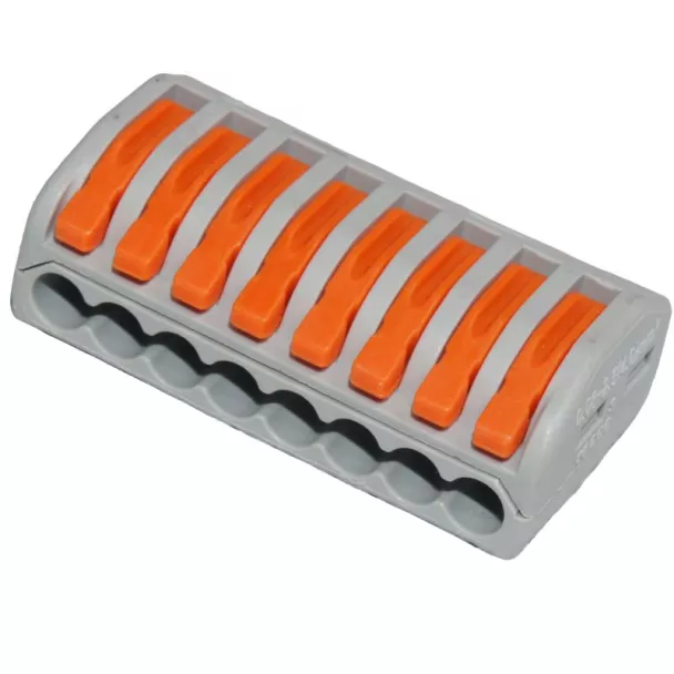 8 Way 32A Parallel Spring Terminal Connector