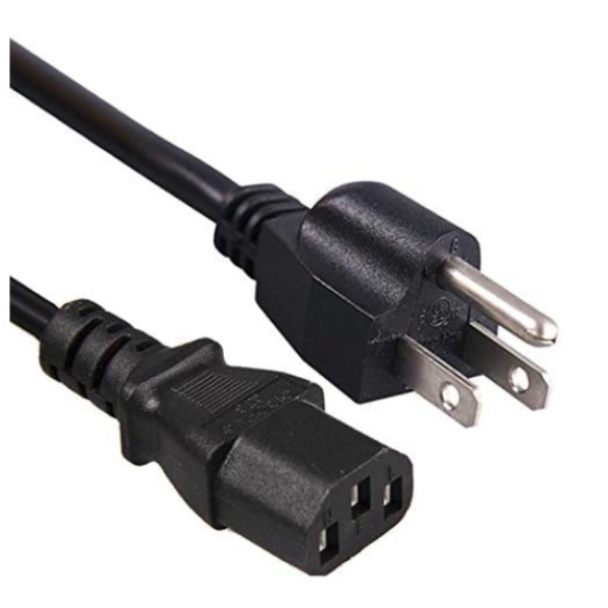 3 Pin USA AC Plug to IEC-C13 Power Cord 1.5mtrs