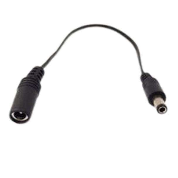 DC Power Lead Adapter 5.5mmOD / 2.1mmID Socket to 5.5mmOD / 2.5mmID Plug 250mm