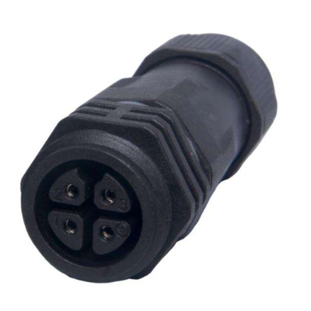 IP68 4 Way Female Inline Connector 240VAC 15A for 6-11.5mm OD Cables