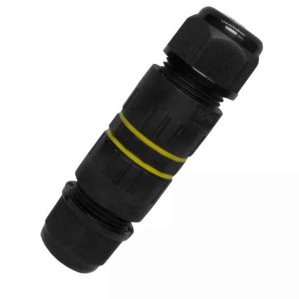 IP68 Inline Cable Joiner 2 way M20 240VAC 24A for 5mm-9mm OD Cable