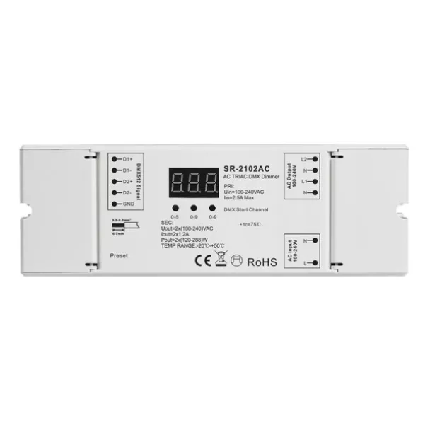 Sunricher SR-2704B 3-Channel DC DMX Switch