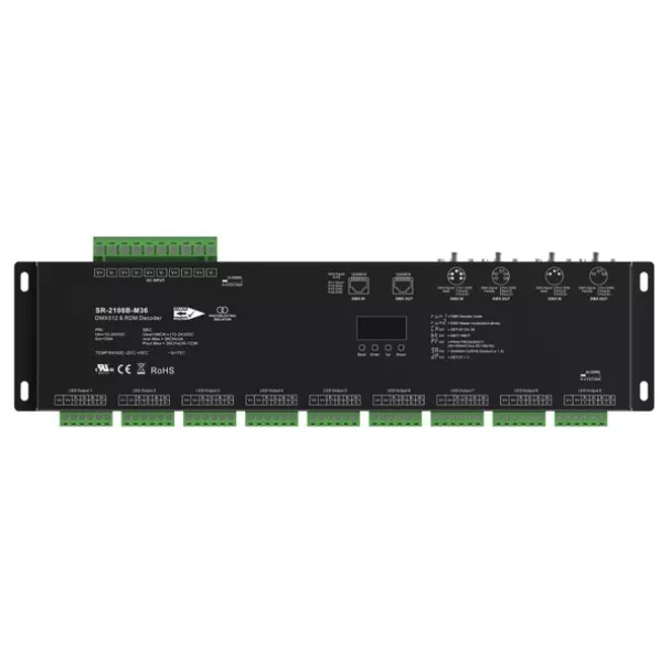 Sunricher SR-2108B-M36 36CH RGBW DMX Decoder